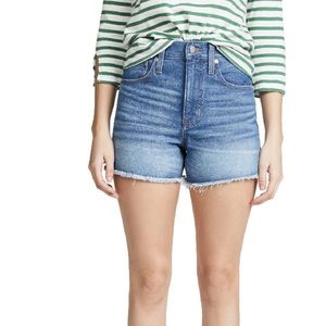 Madewell Perfect Jean Shorts Butler Wash
